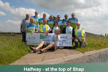 Half way - at the top of Shap